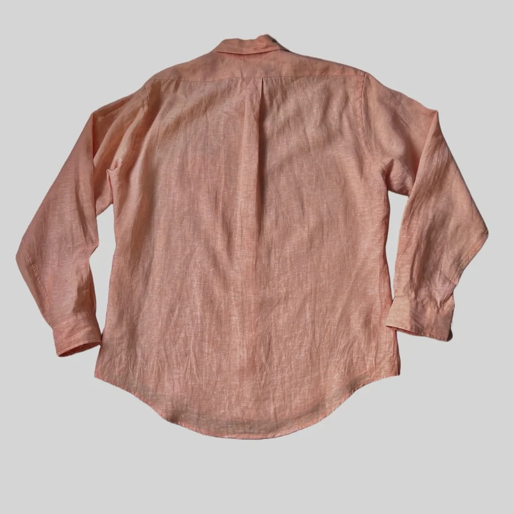 Brooks Brothers Irish Linen Casual Button-Down Shirt